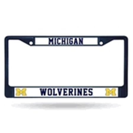 RICO INDUSTRIES Michigan Wolverines License Plate Frame Metal Navy 9474696502